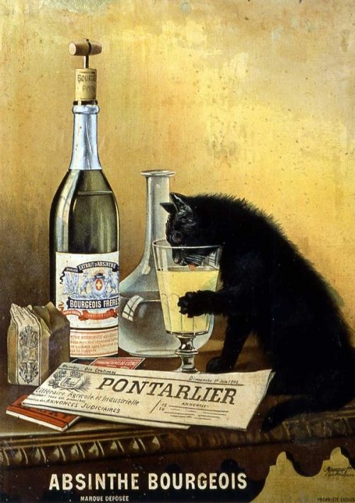 hieronymouscock: ratatoskryggdrasil: Absinthe Bourgeois advertisement @deadpanwalking