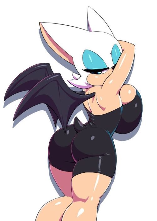 grimphantom2: nitrodraws:  Rooj the Booj  Extra thicc Rouge! Love the boob press 