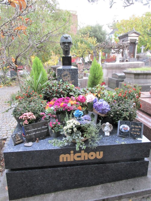 Ten graves at Saint-Vincent Cemetery, Montmartre, ParisIn case you’re wondering, Michou was a French
