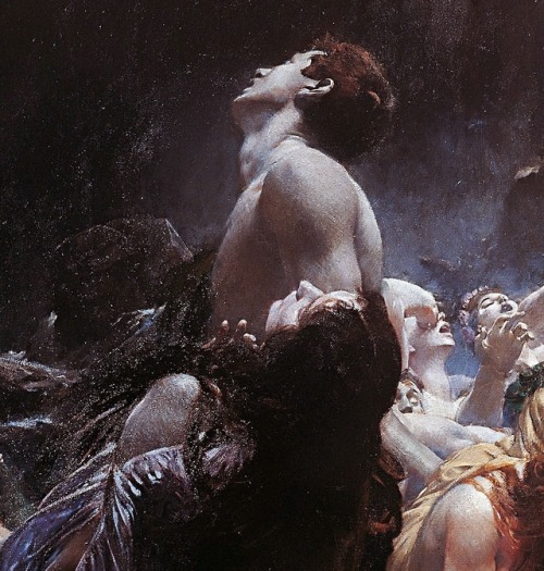 The Souls of Acheron (1898) by Adolf Hirémy-Hirschl