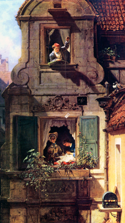 Carl Spitzweg (1808 - 1885)The Poor PoetThe HypochondriacThe BookwormArts and ScienceThe Butterfly H