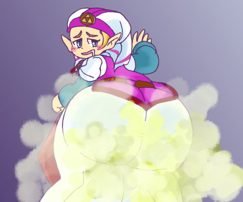 nintendogirlsfart:Peeyew Zelda Farting by kirbyoblu Zelda farts are always appreciated regardless of