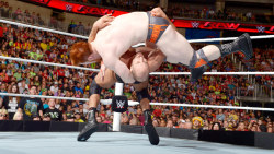 fishbulbsuplex:  Cesaro vs. Sheamus 