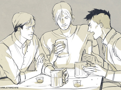   Spoilers for Chp53 ahead~      I just love the idea of these three hanging out