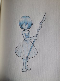 thremlin:  class doodle of blue pearl 