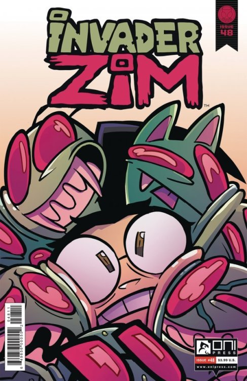 Invader Zim #49 comes out this Wednesday (2/19) at your local comic store~! This was my last project