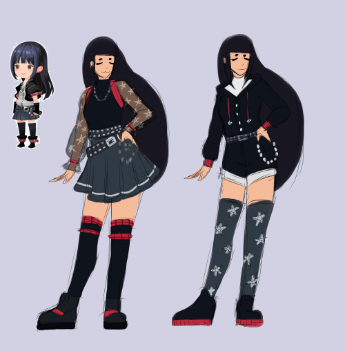 Skuld different outfit concepts for an upcoming drawing-please don’t repost without permission!-if y