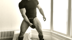 daviddavidxxl:  Pleasuring my ass-cunt like only a real man can!! Video coming soon xtube.com/musclefist76 