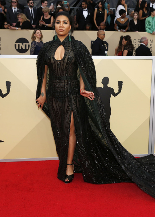 Jessica Pimentel attends the 24th Annual Screen Actors Guild Awards at The Shrine Auditorium on Janu