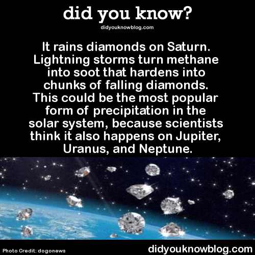 did-you-kno:  It rains diamonds on Saturn. adult photos