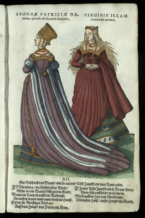 German Costumes by Hans Weigl, 1577;Nuremberg and Deutschland;                    Pfalz and SaxonyMe