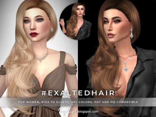 sonyasimscc:DOWNLOADExalted Hair *FREE*Modulation HairCristina Hair *FREE*