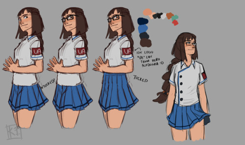 kyraichu:I should draw mermay stuff but designing this girl is so funnn. Here are some transformation concepts and more on her uniform. A bit iffy about the uniform because… well it reminds me of my HS uniform. But then again I chose the HS I went to