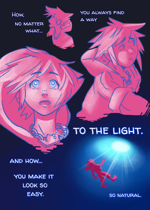 nikutsuneart: Look for the Light in the Darkness My comic I did for the @sorikuzine! I’m so glad i 