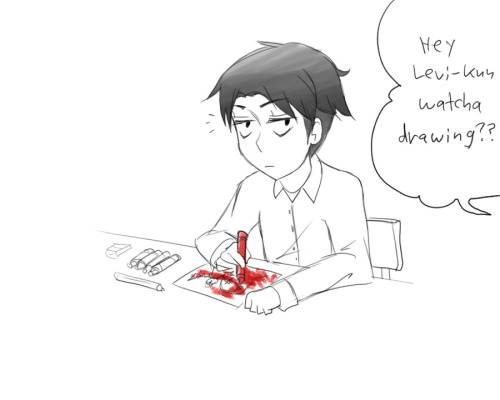 squad-leader-zoe-hanji:  bluupanda:  i need more 6 year old Levi in my life  *hyperventilates because Hanji~* 