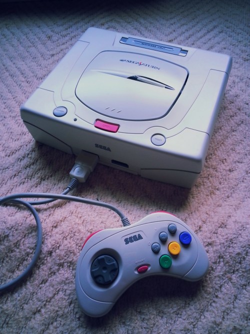 okamidensetsu:  Sega Saturn Model 2 (white) (SS/JP/ March 22, 1996)
