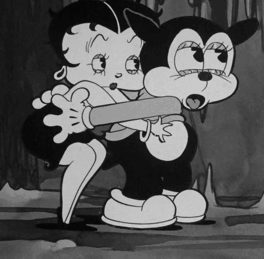 tjkhalloween: Betty and Bimbo.  Minnie the Moocher (1932)