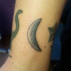 Moon. Thanks TJ! (at Raven&rsquo;s Eye Ink)