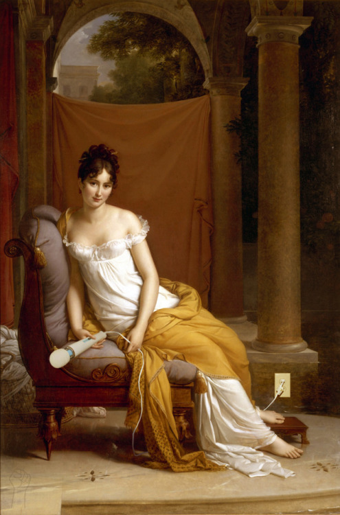 Portrait of Madame Récamier with Magic Wand by François Gérard.
