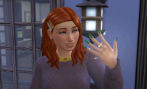 Self-Manicure Mod Update: Added the option to sit on chairs. Proper sims rejoice!