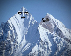 kynen:  Bless whoever looked at a picture of two mountains and thought of this. 