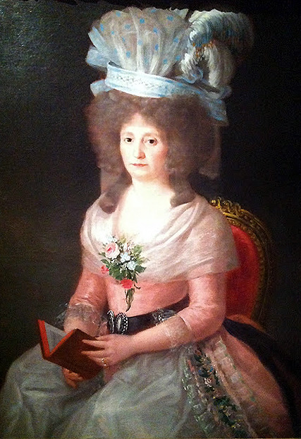 Portrait of a lady by Agustín Esteve y Marqués, 18th century