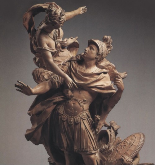 hismarmorealcalm:Jean Cornu (1650 - 1710 / 1715)  Statuette of Venus giving Arms to Aeneas 