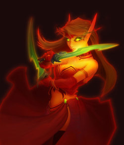 world-of-warcraft-here:  Valeera Sanguinar