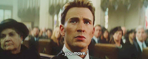 wordsofdiana:  “No, you move.”