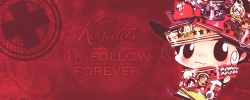 kozatos:   Hi everyone! So I recently reached 1k followers on here. Wow, just thank you so much!! I started this blog about a year ago surprised that even one person would follow me. Now I have so many wonderful followers, and so I’m making this follow