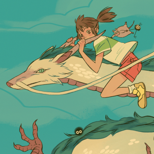 sarakipin:Spirited Away print! 