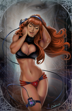 superheropinups:  Mary Jane - Cris Delara