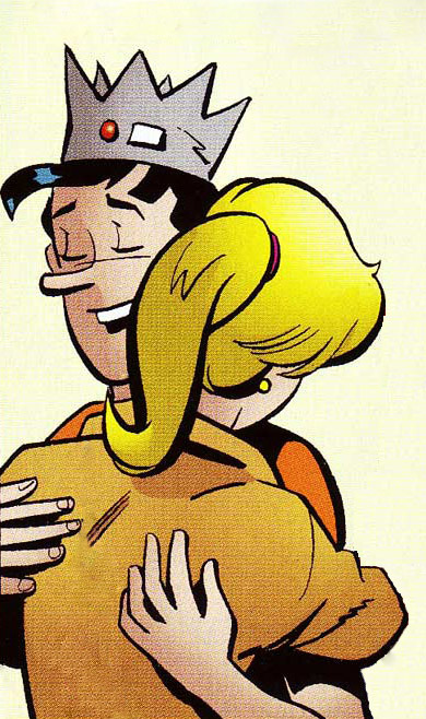 bughead-in-the-comics:A Bughead hug from Life with Archie #5 (2010).