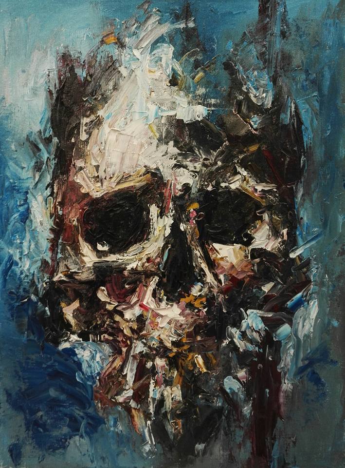pixelated-nightmares:  Skull by jingyuzhang  