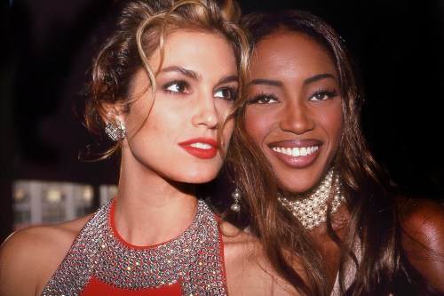 tinaschild:Cindy and Naomi attend the Third Annual Revlon’s Unforgettable Women Contest on August 19