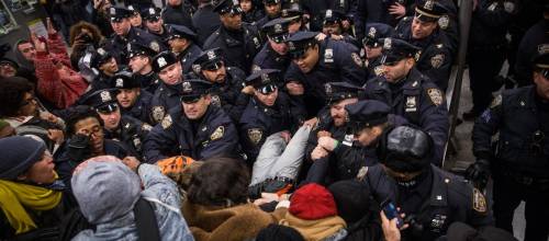 Law enforcement in New York endures yet another tantrum by a statistically irrelevant crowd of malco