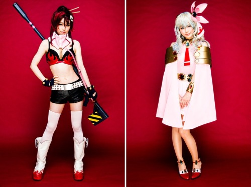 worldfullofcosplayandfashion:Gurren Lagann Stage Play’s Cast Photographed in Costume  