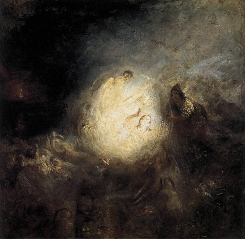 William Turner.Â Undine Giving the Ring to Massaniello, Fisherman of Naples.Â 1846.