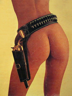 Babygirlssweetsurrender:  Armed, Dangerous And Horny. :-D