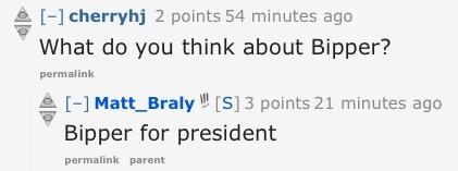 synchronizedlameness:  here’s a compilation of some my of favorite questions/answers from Matt Braly’s reddit AMA. if you haven’t already I really suggest reading through them  The last one is terrible.