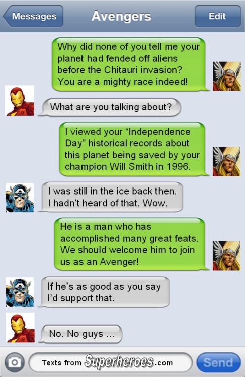 Porn Pics textsfromsuperheroes:  The best of Thor on