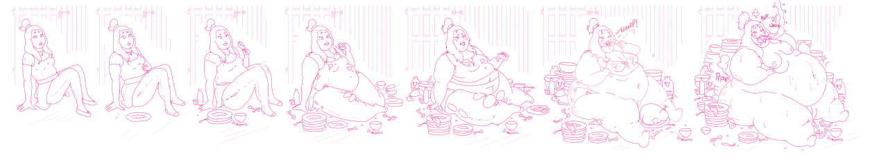 tasty-butterpear:  A sequence drawn for my lovely girlfriend of her in her favourite