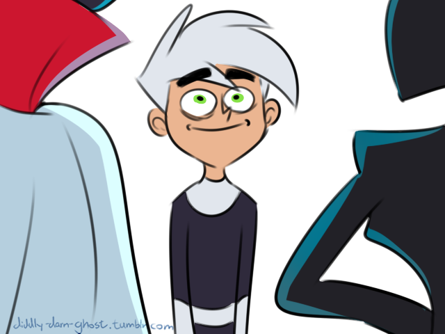 coonfootproductions:  diddly-darn-ghost:   Danny Phantom concept that I don’t think