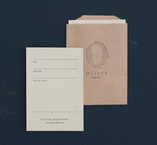 The McQuades created a perfect identity for a high-end floral studio in Chicago, IL