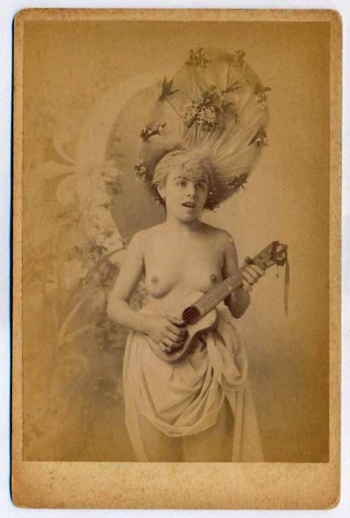 Porn Pics grandma-did:  A ukulele, and maybe the goofiest