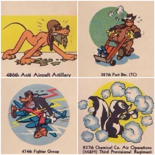 wasteland-unused: atomic-chronoscaph: Walt Disney WWII insignias Don’t forget Fifinella!