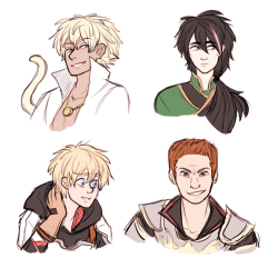 a RWBY boys redraw! the first drawing was