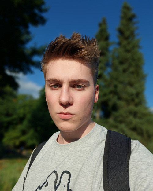 “Eye contact to eyes with contacts”  - part 84This young cutie took these headshots of himself to sh