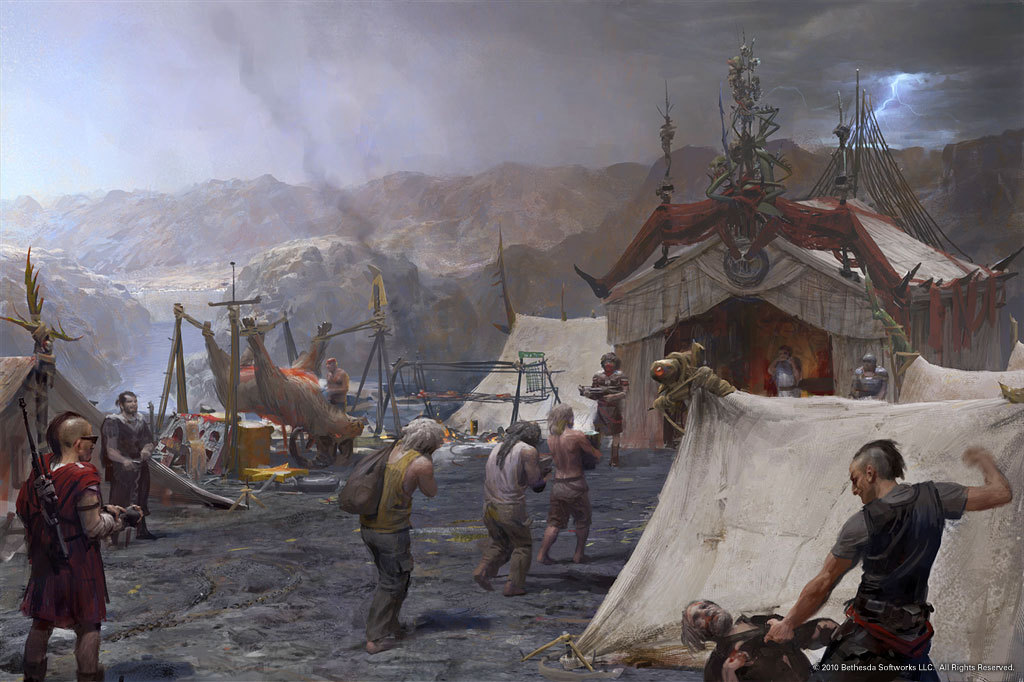 nukapedia:  Concept art of The Fort