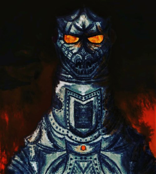 1974 Mechagodzilla painting.